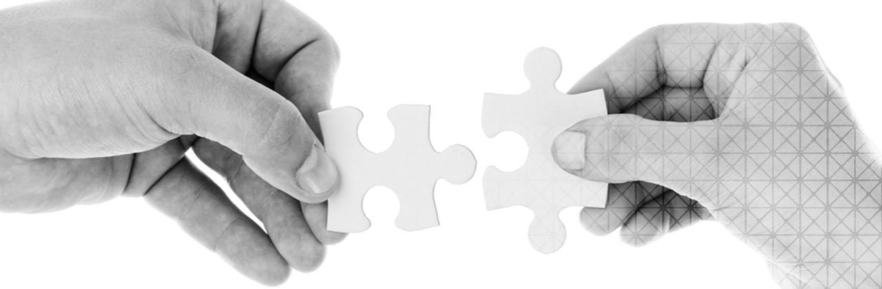 Puzzleteile als Symbol für Projektarbeit